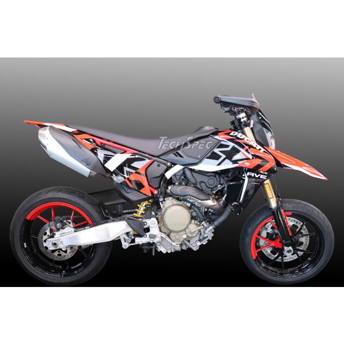 2025 Ducati Hypermotard 698 Mono RVE Snake Skin Tank Grips