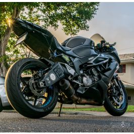 TaxiBkk✨ TechSpec Kawasaki Ninja ZX4RR 2023+ SnakeSkin Tank Grips w