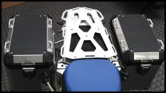 BMW R 1200  (2014 - CURRENT)  COMBO PKG,  RIGHT, LEFT & TAIL Snake Skin PANNIER LID GUARDS  