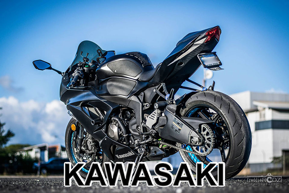 TechSpec-USA Gripster Motorcycle Tank Grips - Kawsaki