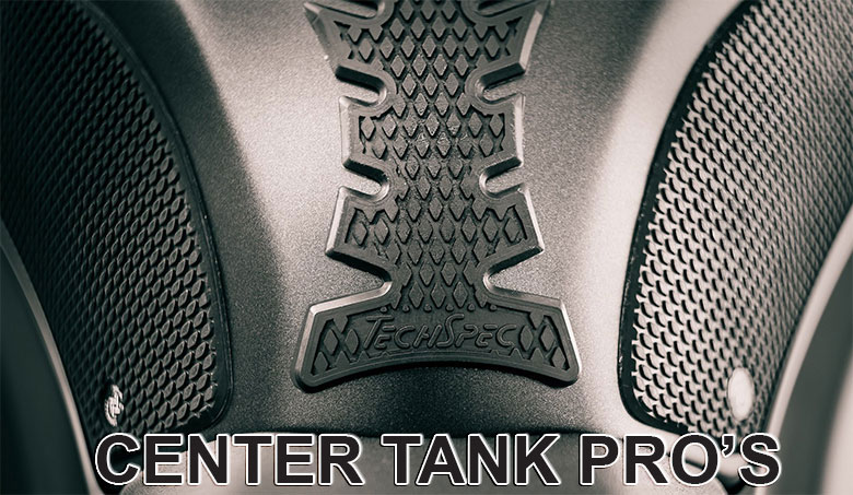 TechSpec-USA Gripster Motorcycle Tank Grips - Center Tank